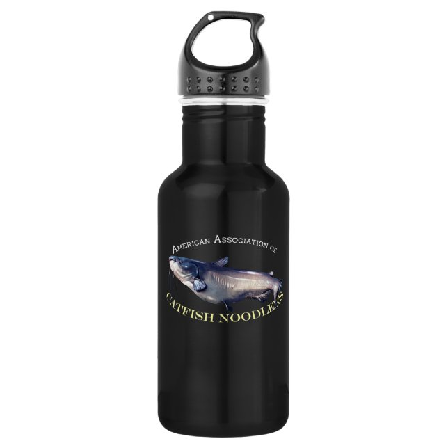 American Association of Catfish Noodlers Stainless Steel Water Bottle (Front)