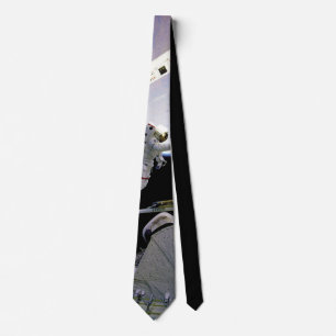 American astronaut neck tie