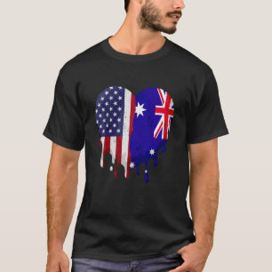 American Australian Heritage Month Australia Flag  T-Shirt