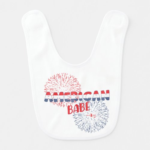 American Babe Baby Bib