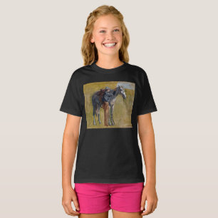 American Badlands: Old West Cowboy with Horse T-Shirt