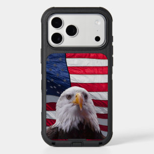 American Bald eagle and American Flag iPhone 17 Pro Max Case