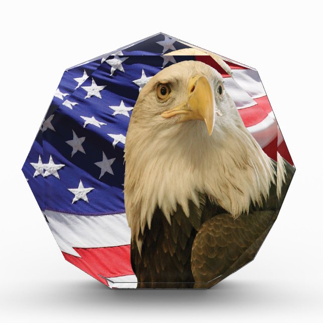 American Bald Eagle and Flag Award (Front)