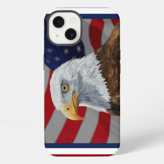 American Bald Eagle and Flag iPhone 13 Case