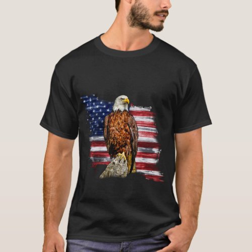 American Bald Eagle Basic Hooded Sweatshirt T_Shirt