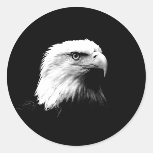 American Bald Eagle Classic Round Sticker