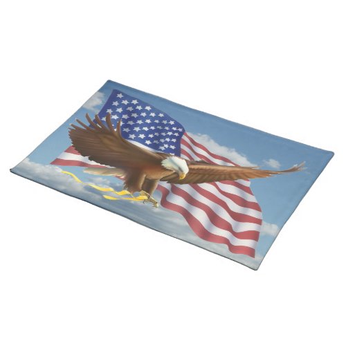 American Bald Eagle Cloth Placemat