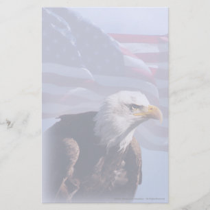 American Bald Eagle Custom Stationery