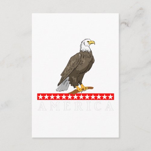 American Bald Eagle Enclosure Card