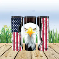 Tumbler for Men American Flag Patriotic Coffee Tumbler for Men 20