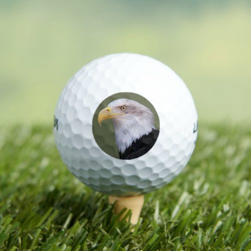 American Bald Eagle Head Golf Balls