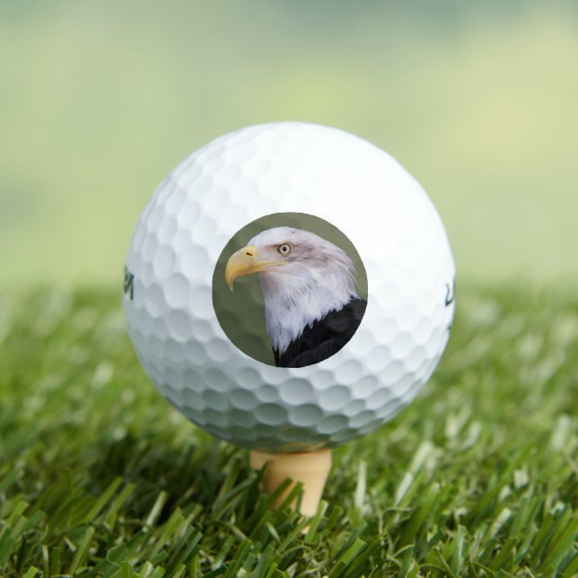American Bald Eagle Head Golf Balls (Insitu Tee)