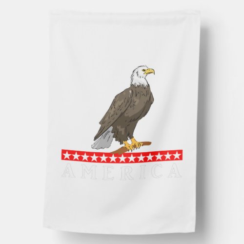 American Bald Eagle House Flag