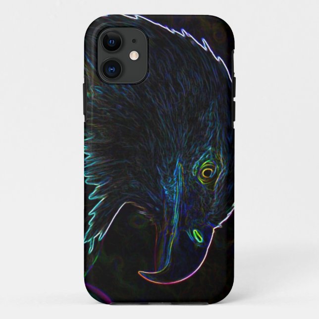 American Bald Eagle in Glowing Edges Case-Mate iPhone Case (Back)