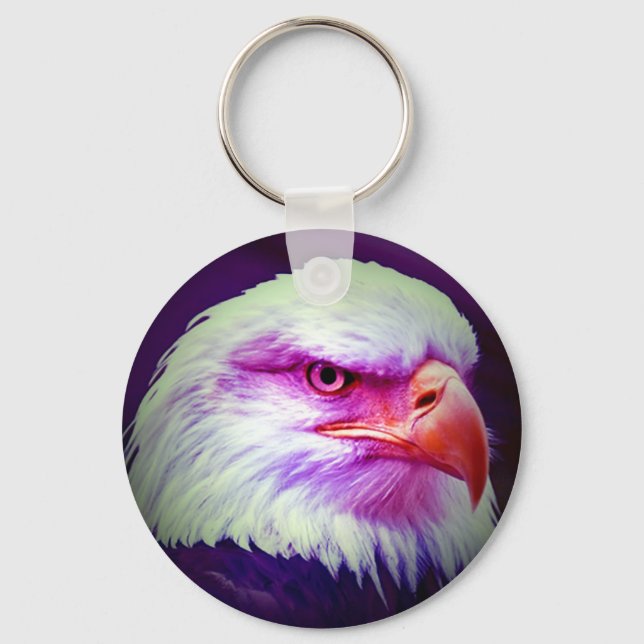 American Bald Eagle Keychain (Front)
