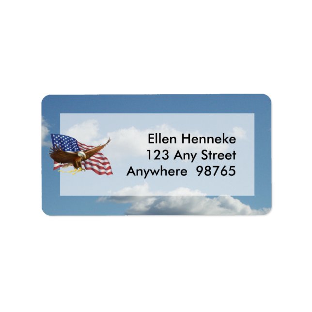 American Bald Eagle Label (Front)