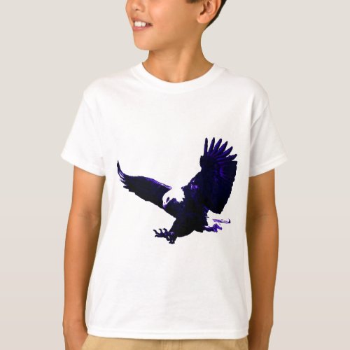 American Bald Eagle Landing T_Shirt