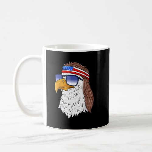 American Bald Eagle Mullet 4th Of July Funny Usa P Coffee Mug