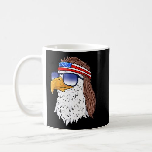 American Bald Eagle Mullet 4th Of July Funny Usa P Coffee Mug