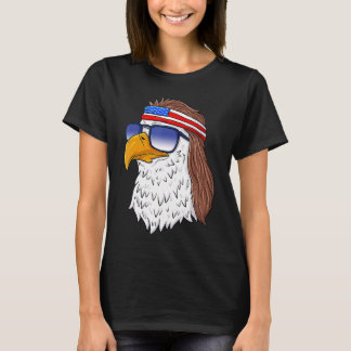 American Bald Eagle Mullet 4th Of July Usa Patrio T-Shirt