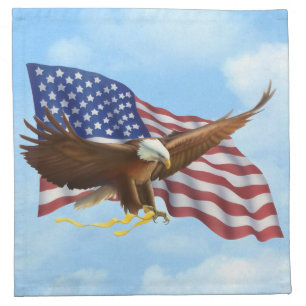 American Bald Eagle Napkin