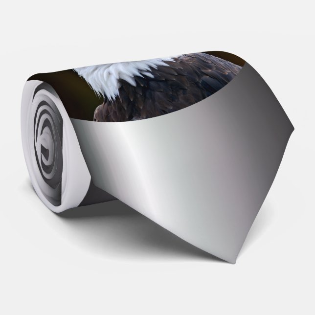 American Bald Eagle Neck Tie (Rolled)