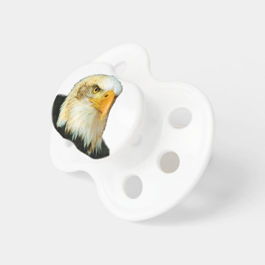 American Bald Eagle Pacifier (Front Right)