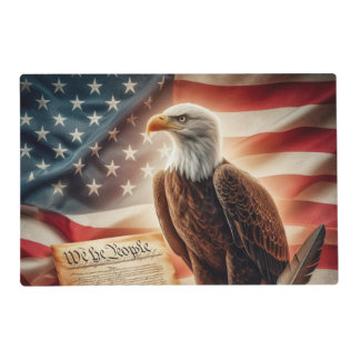 American Bald Eagle Patriotism Placemat