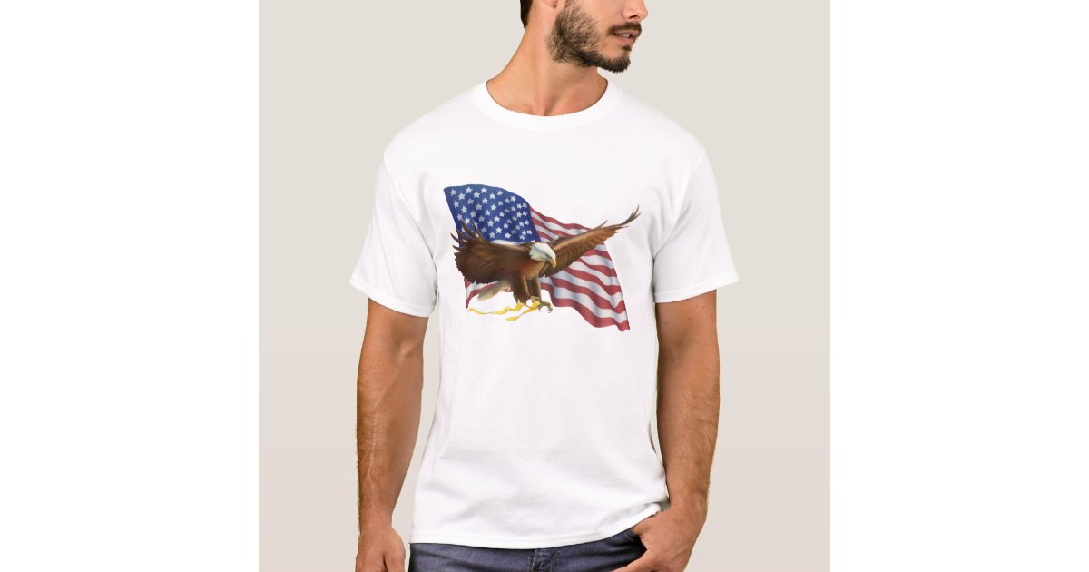 American Bald Eagle T-Shirt | Zazzle.com