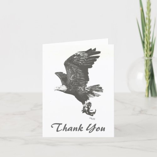 American Bald Eagle Thank You Card