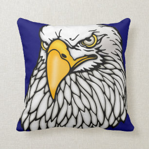 American Bald Eagle Throw Pillow