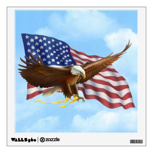 American Bald Eagle Wall Decal