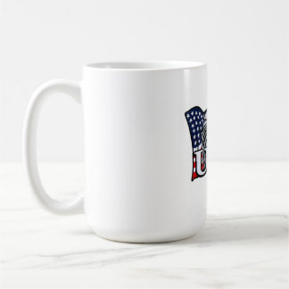 American Bald Eagle with USA Flag – Patriotic USA  Coffee Mug