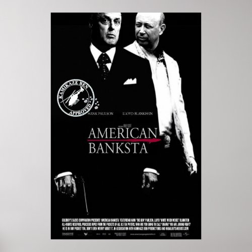 AMERICAN BANKSTA POSTER