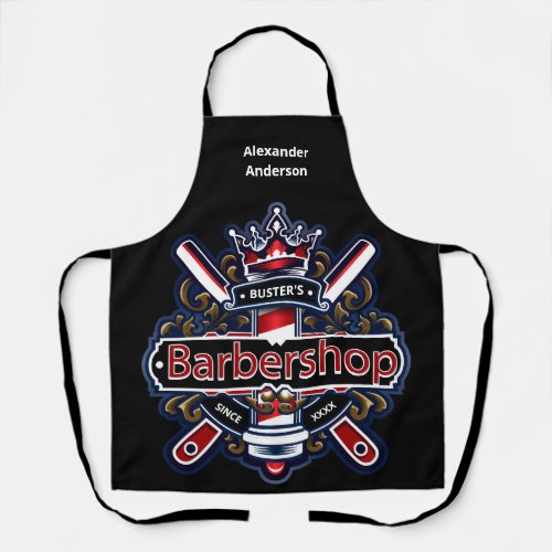 American Barber Personalize Apron