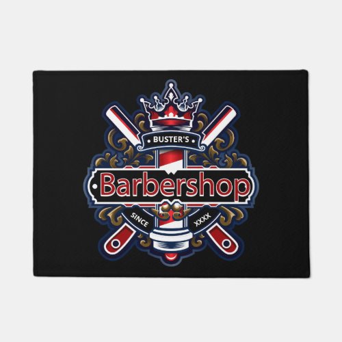 American Barber Personalize Doormat