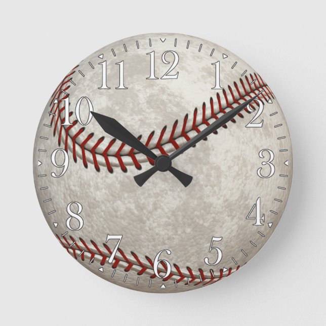American Baseball Ball Sports-lover's Clock (Front)
