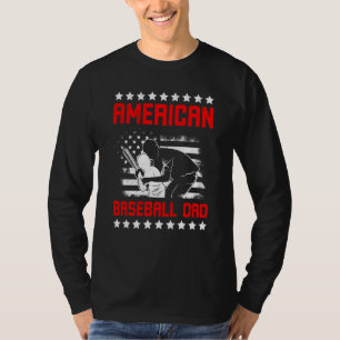 American Baseball Dad Father's Day Baseball For Me T-Shirt