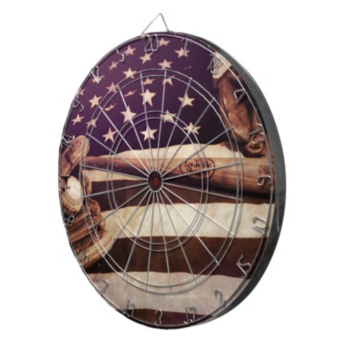 American Baseball Dart Board Zazzle
