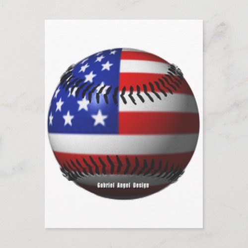American Baseball Postcard