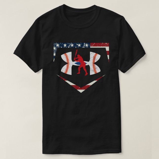 American Baseball Under Armour Shirt  (Design Front)