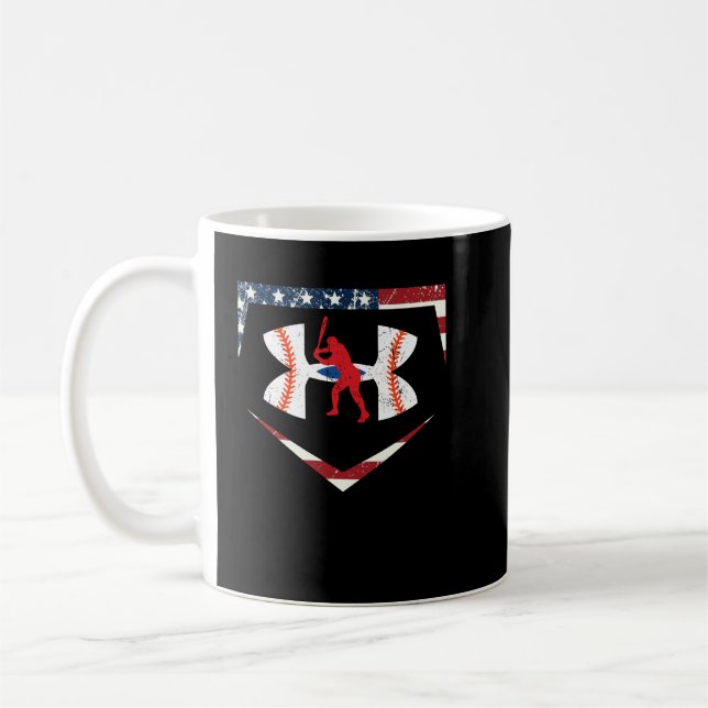 American Baseball Under Armour Shirt  Coffee Mug (Left)