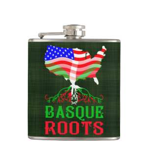 American Basque Roots Hip Flask