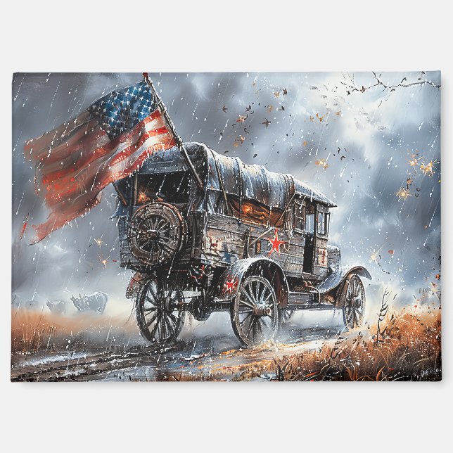 American Battle Flag Magnet (Front)