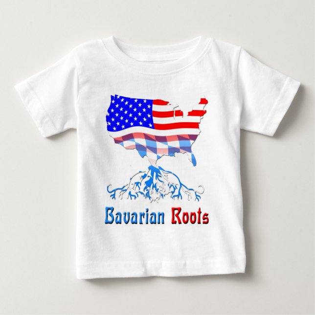 American Bavarian Roots Baby T-Shirt (Front)