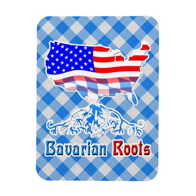 American Bavarian Roots Flexi Magnet (Vertical)