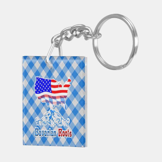 American Bavarian Roots Germany Keychain (Back Right)