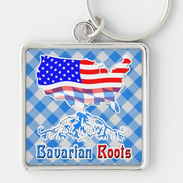 American Bavarian Roots Keyring (Front)