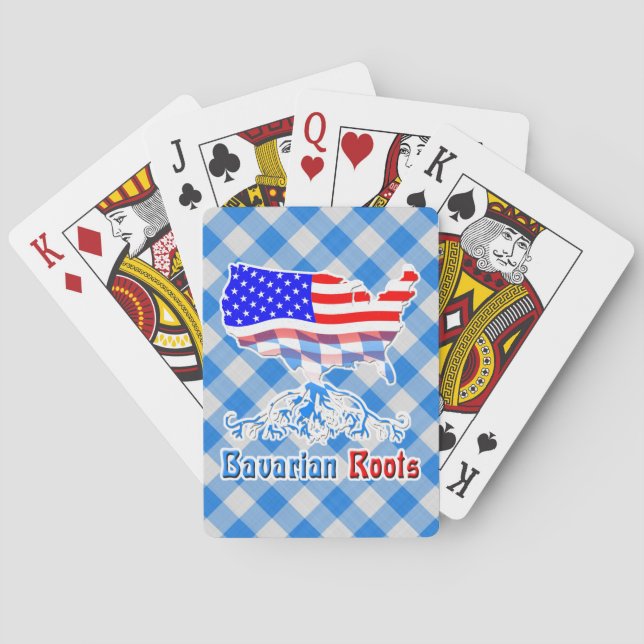 American Bavarian Roots Playing Cards (Back)