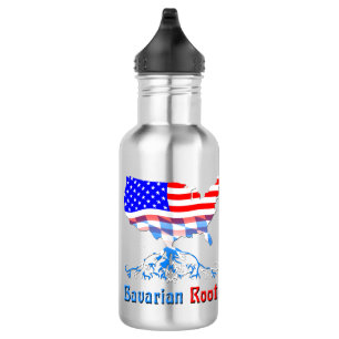 American Bavarian Roots Stainless Steel Water Bottle